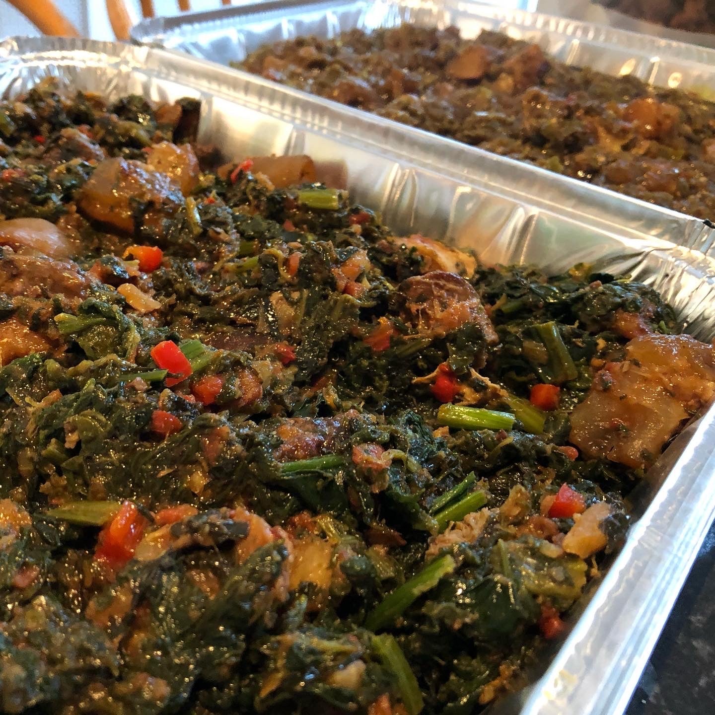 Vegetable soup (Efo-Riro)