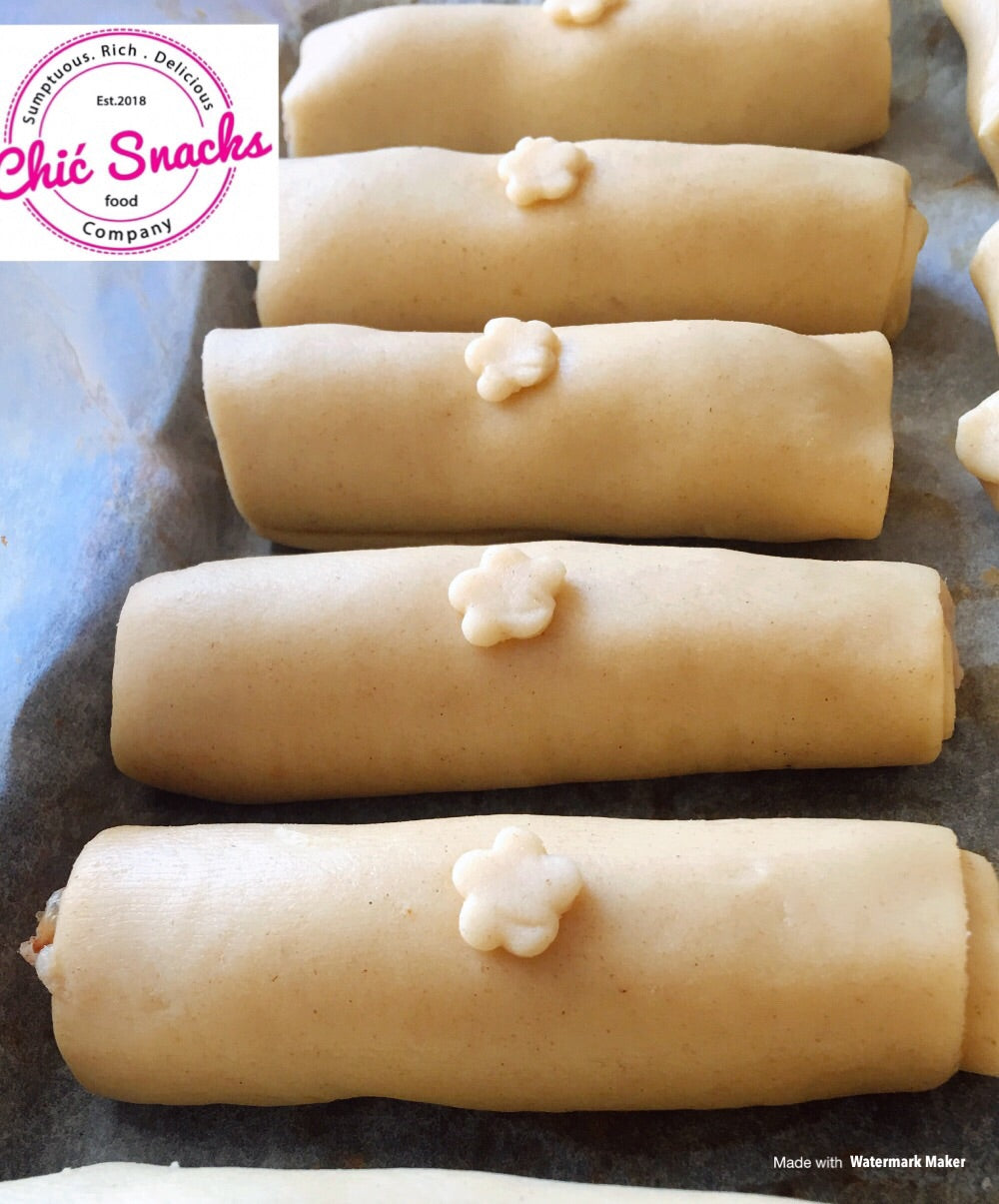 canapes chicken sausage rolls