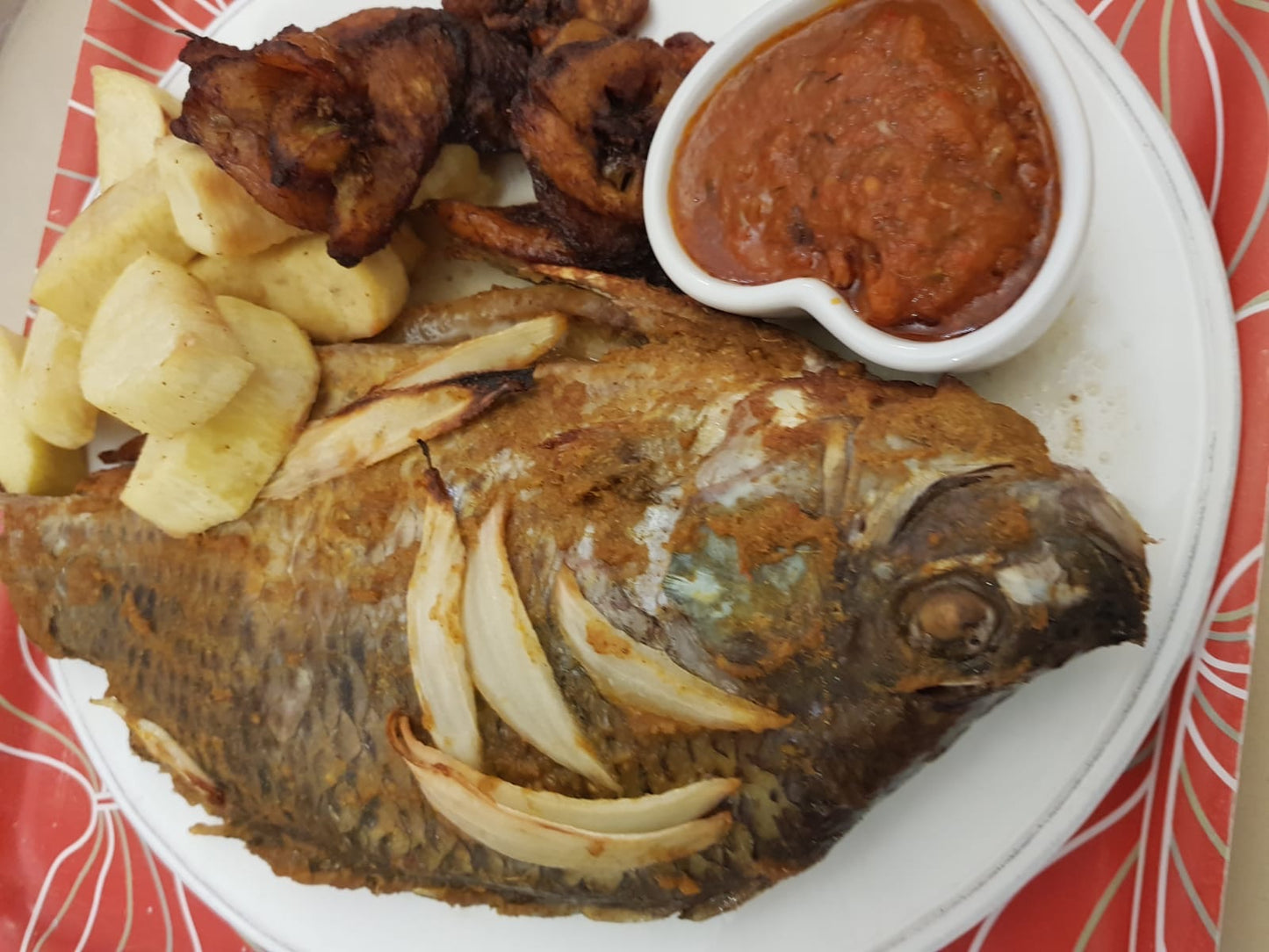 Whole Grilled fish