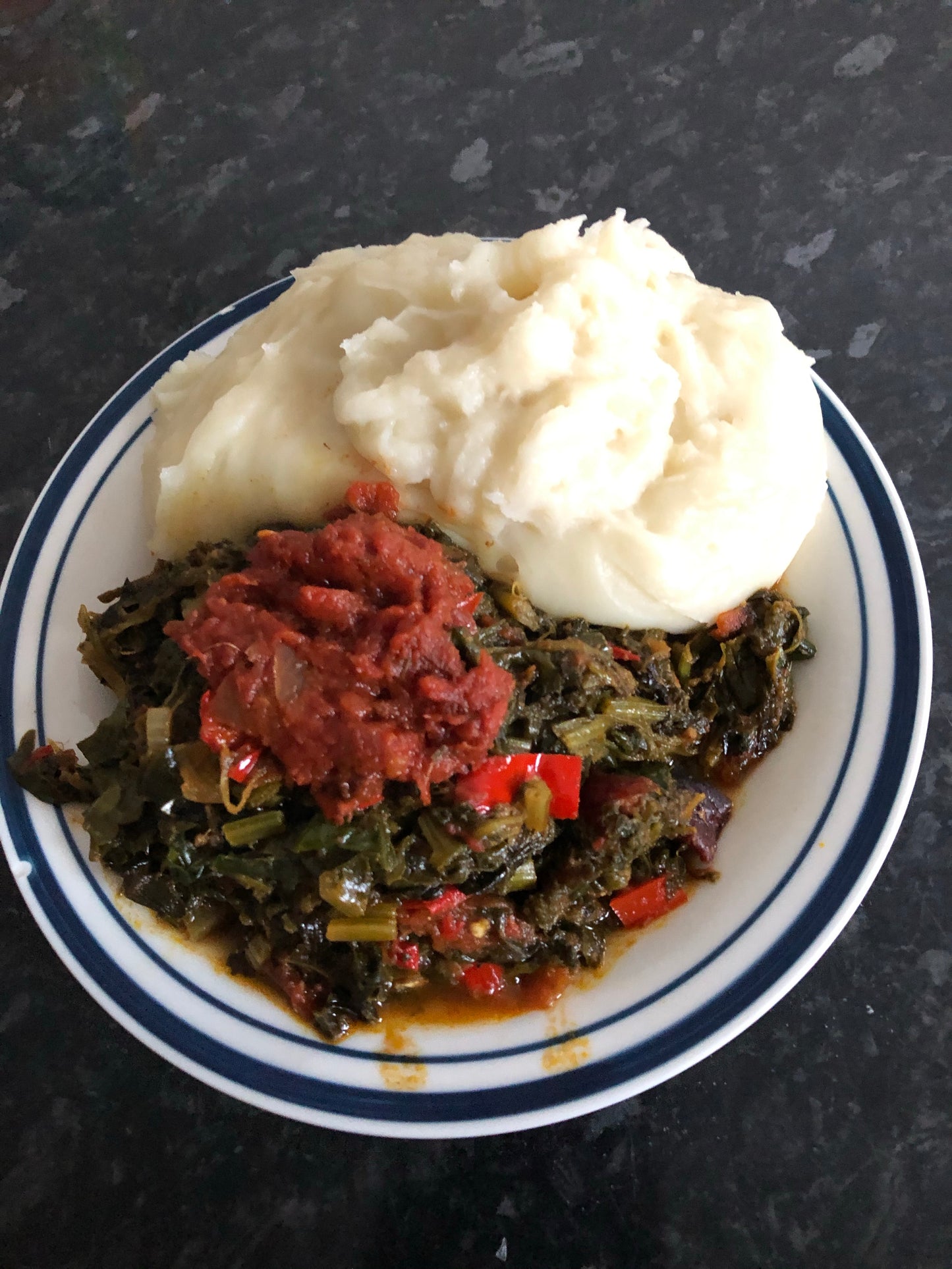 Vegetable soup (Efo-Riro)