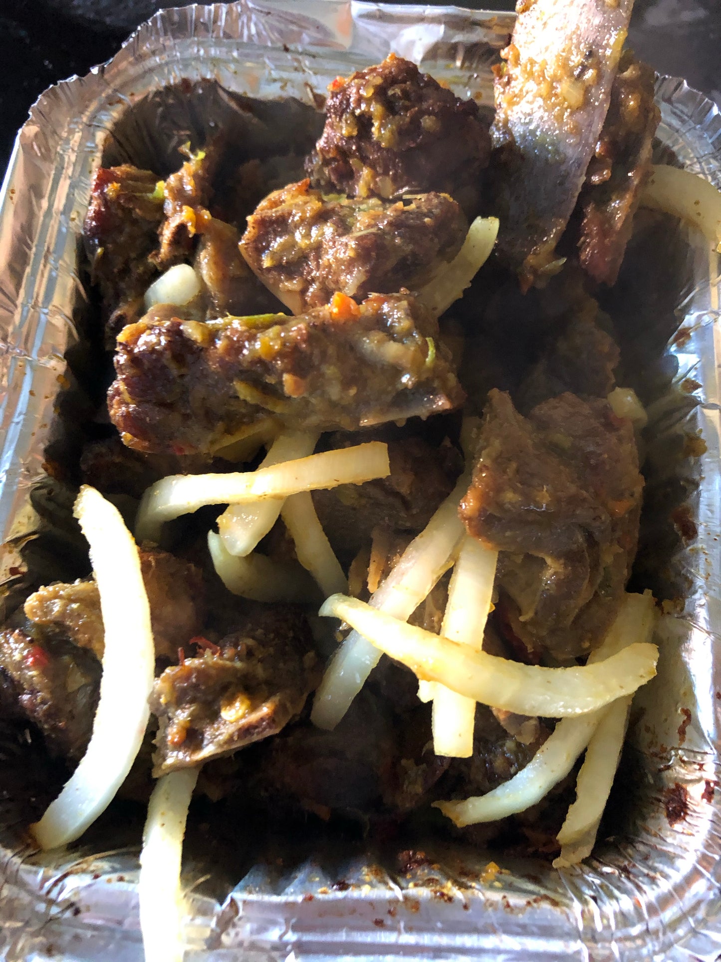 peppered meat