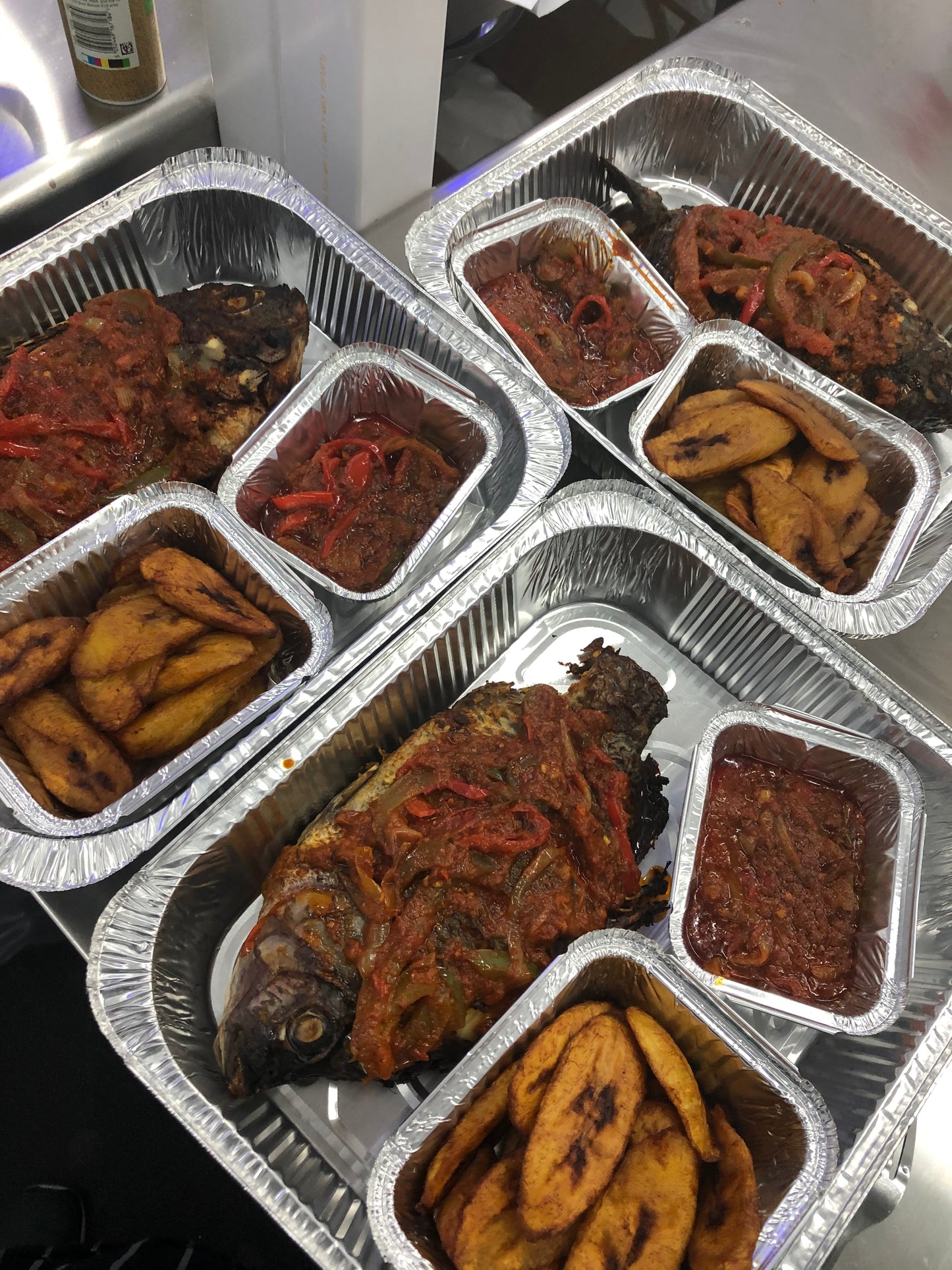 Whole Grilled fish