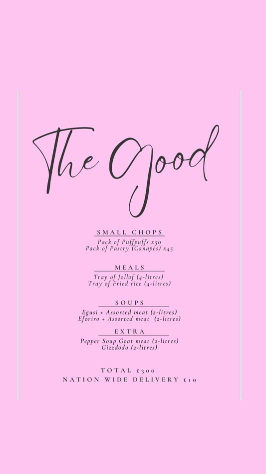 The Good Menu