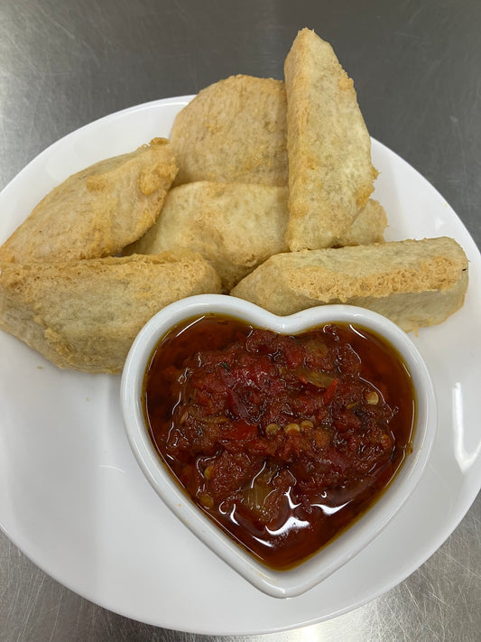 Fried Yam + Sauce