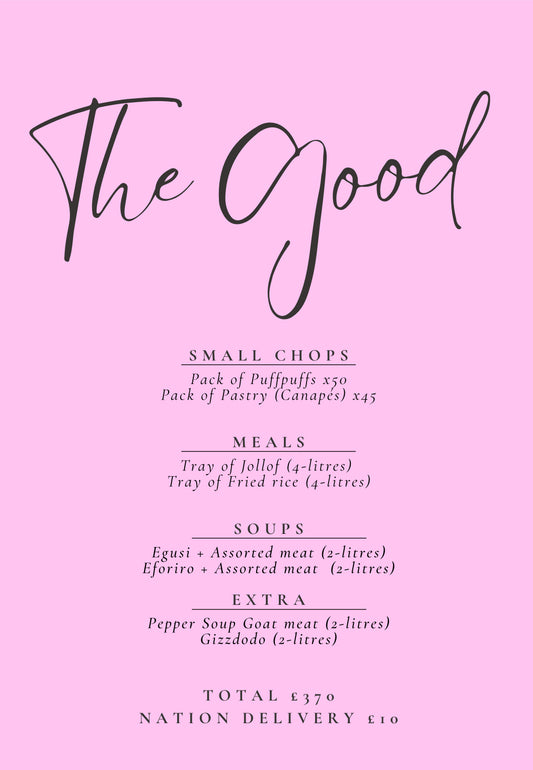 The Good Menu