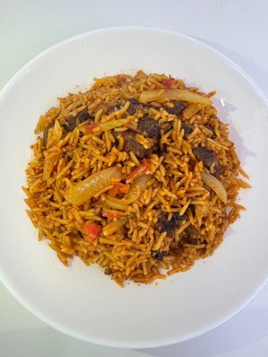Spicy Asun Jollof Rice