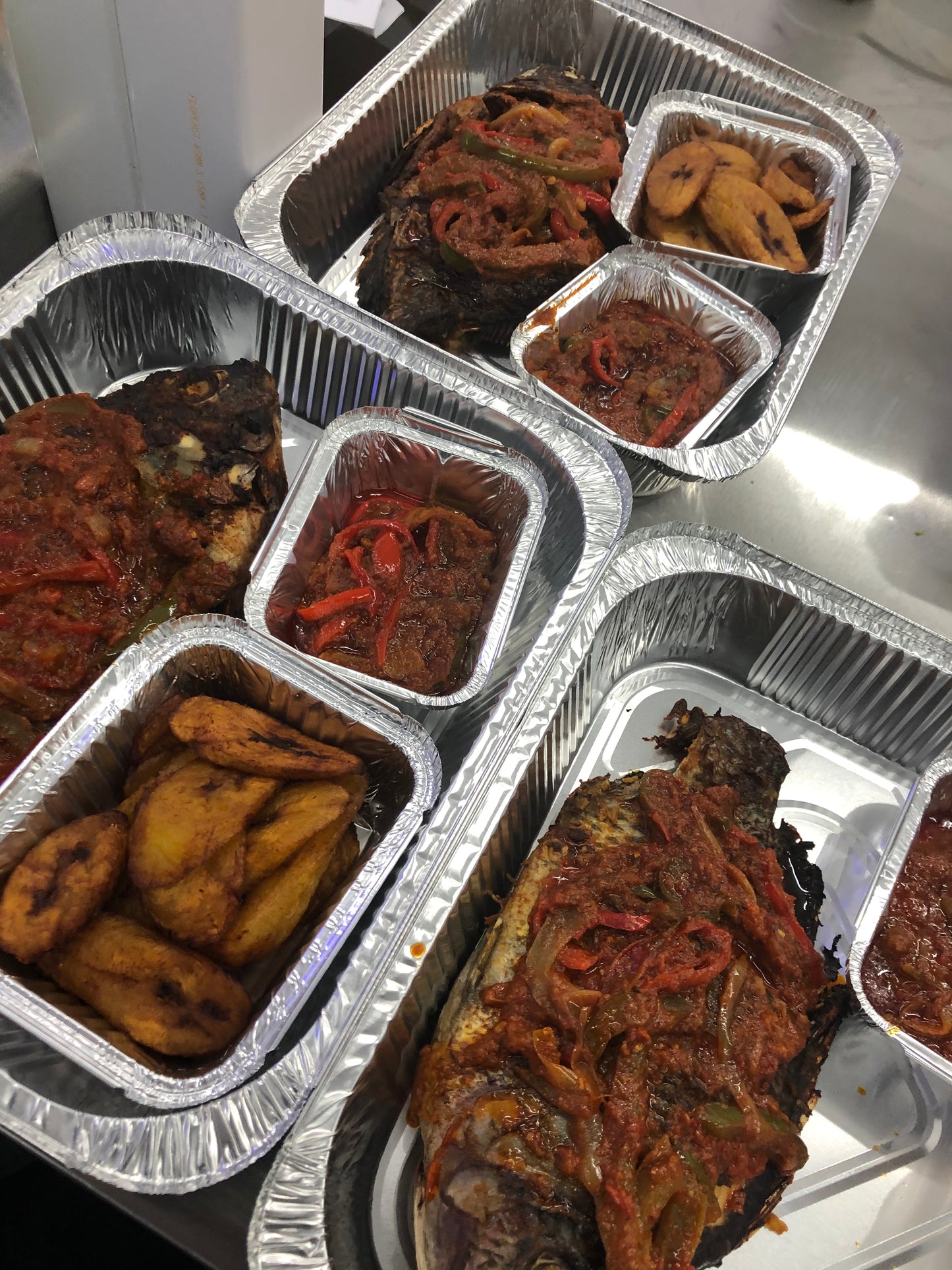 Whole Grilled fish