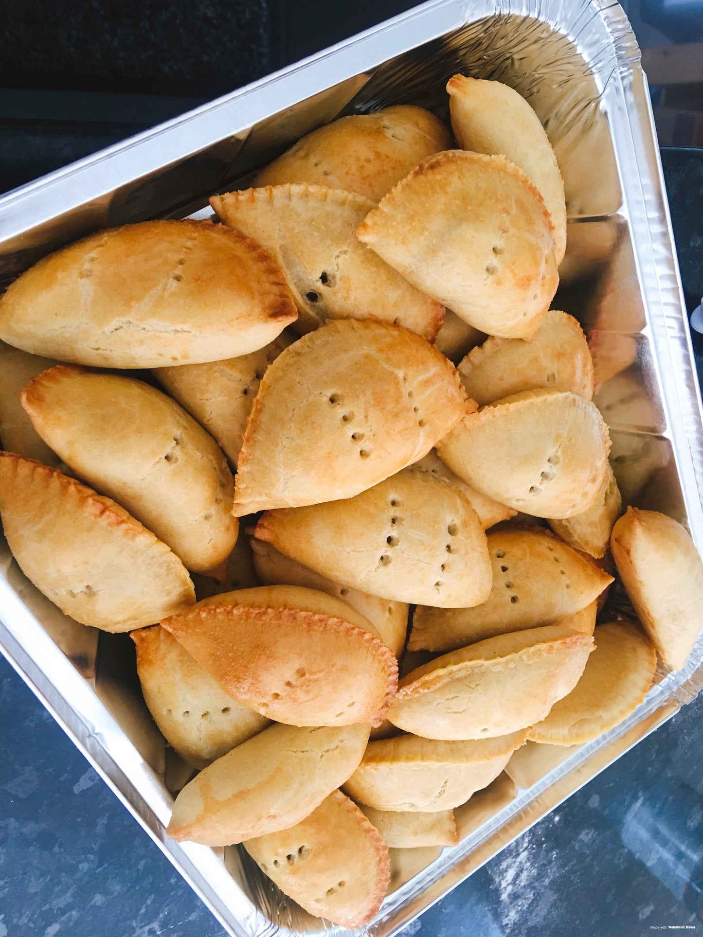 Homemade Nigerian Pastries - Tray (meatpies, etc)