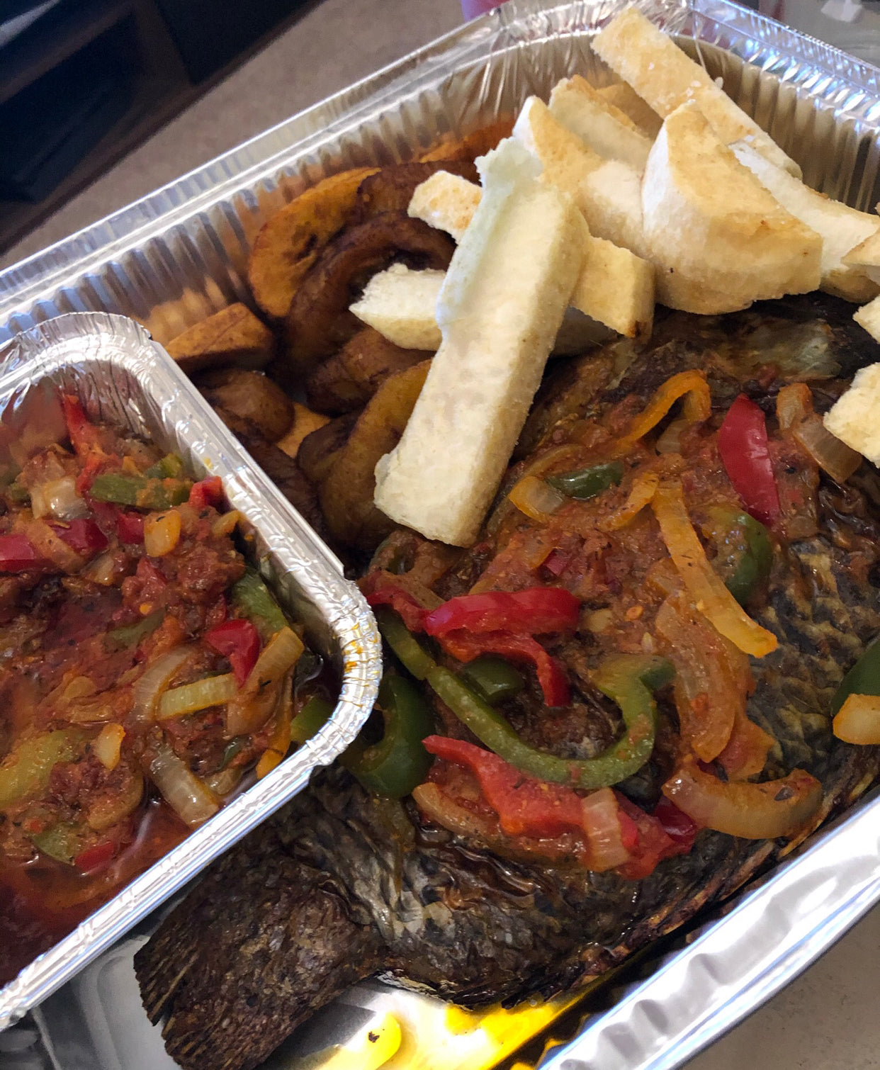 Whole Grilled fish