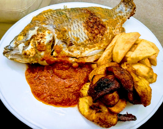 Whole Grilled fish