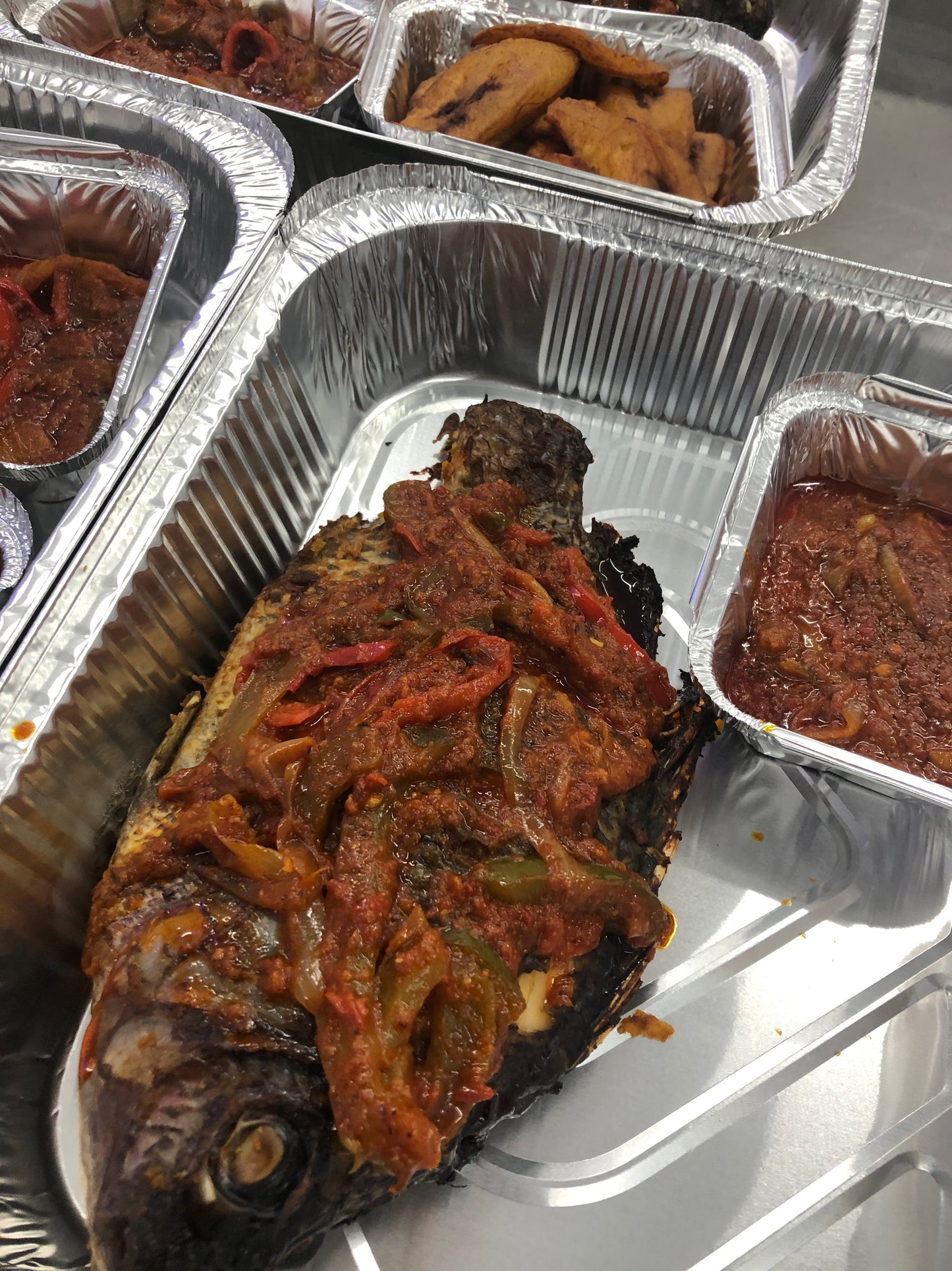 Whole Grilled fish