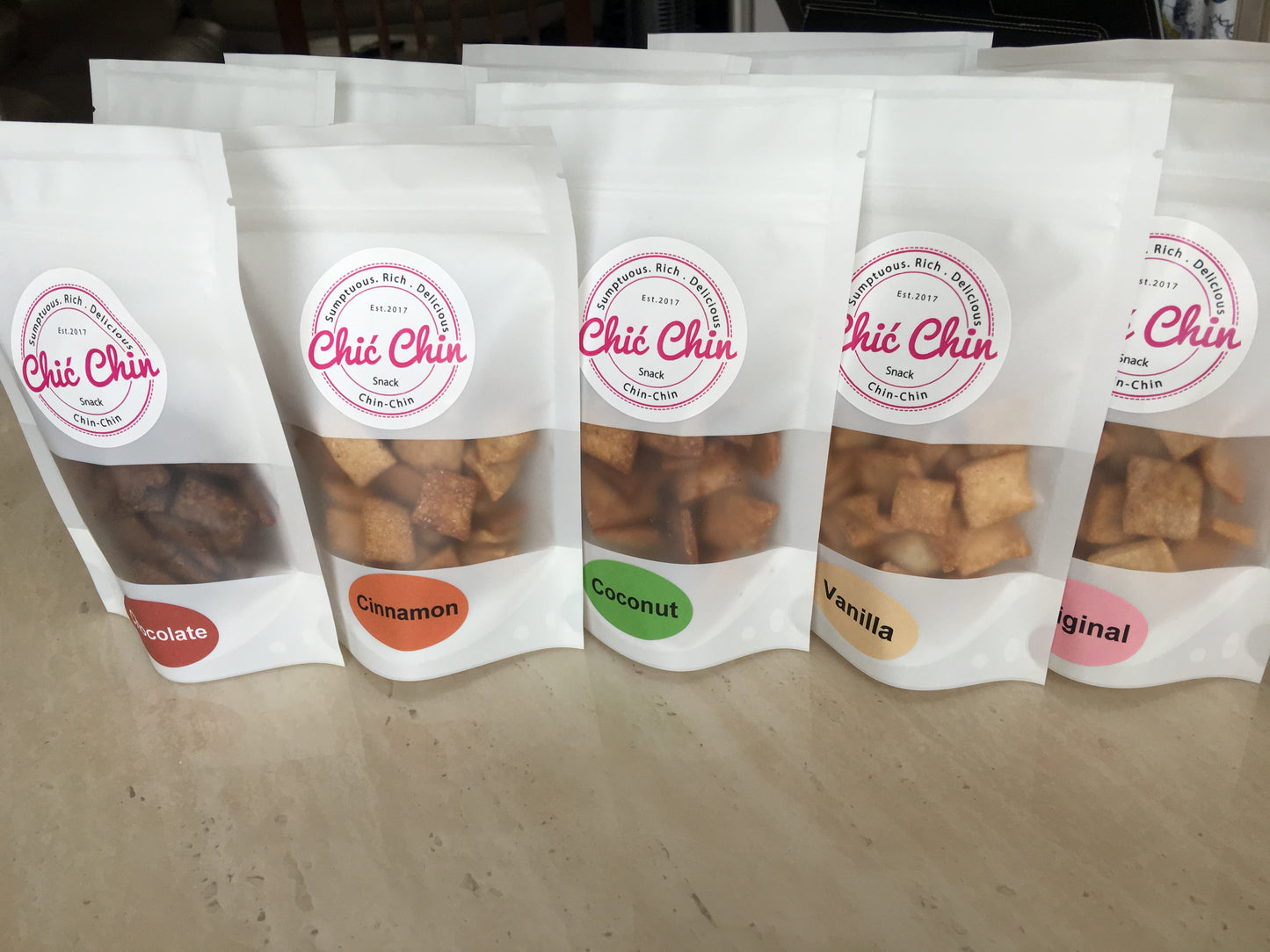 10x 50g Box Chin-chin African Snack