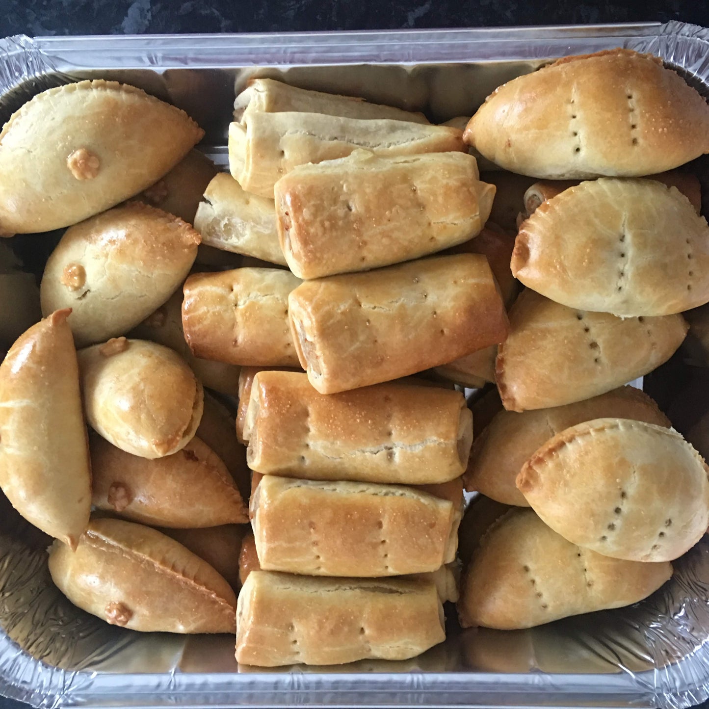 Homemade Nigerian Pastries - Tray (meatpies, etc)